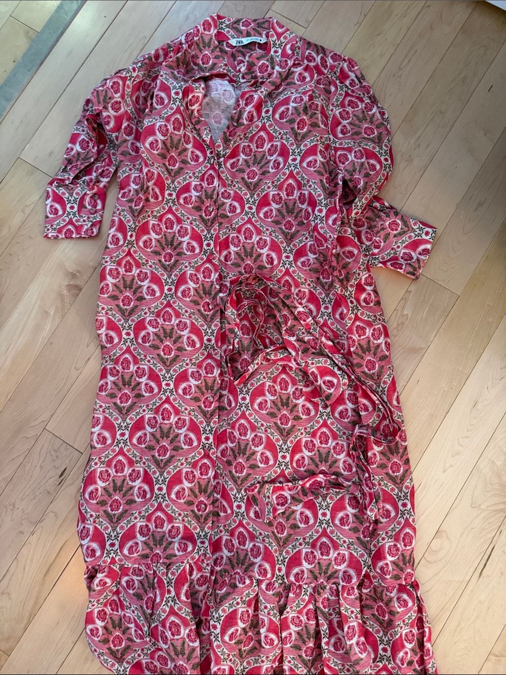 Zara Paisley Maxi Dress - Picture 3 of 5